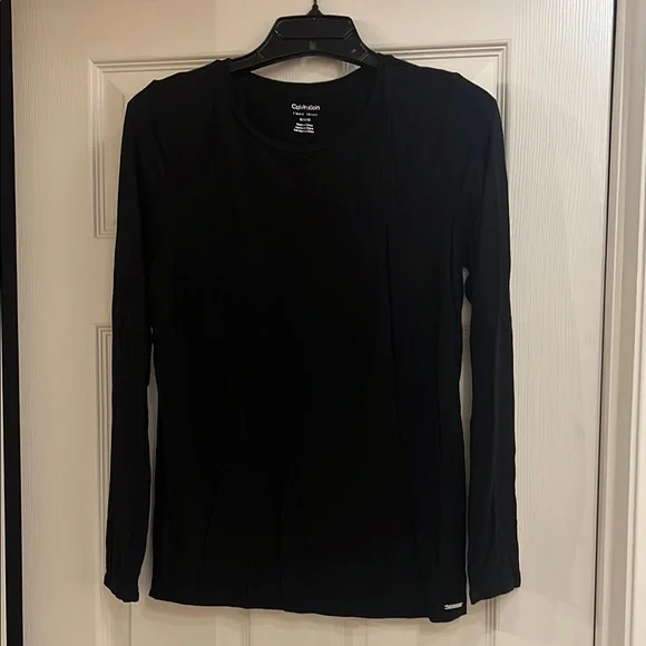Calvin Klein liquid jersey long sleeve t 🖤 - Picture 1 of 5